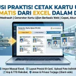 Aplikasi Kartu Ujian Madrasah