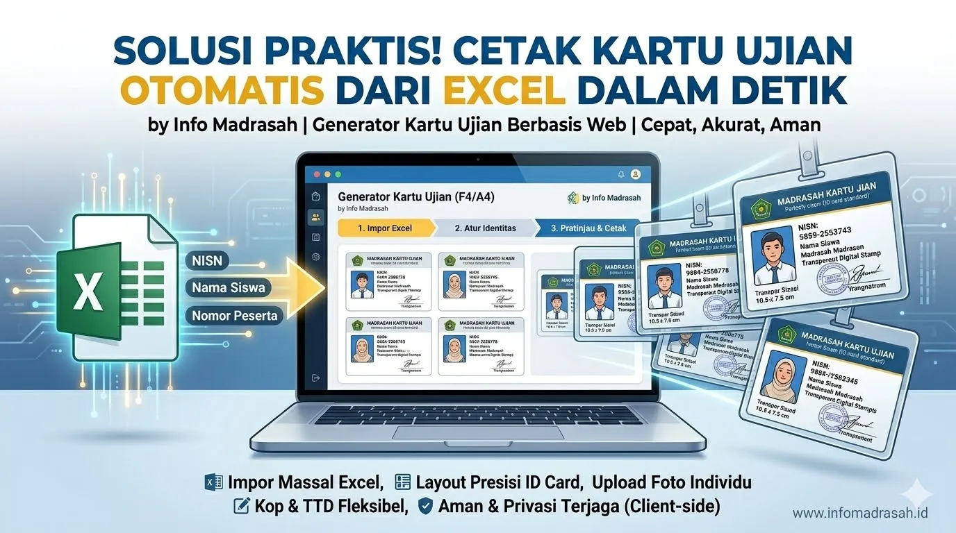 Aplikasi Kartu Ujian Madrasah