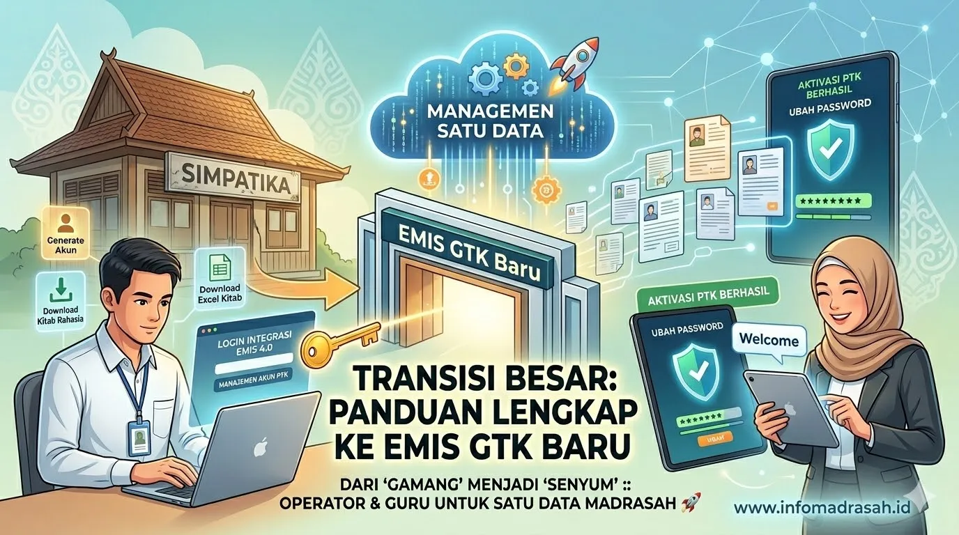 Cara Login EMIS GTK Baru 2026: Panduan Lengkap Operator & Guru Madrasah