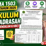 KMA 1503 Tahun 2025 Tentang Kurikulum RA dan Madrasah (Kurikulum Mendalam dan KBC)